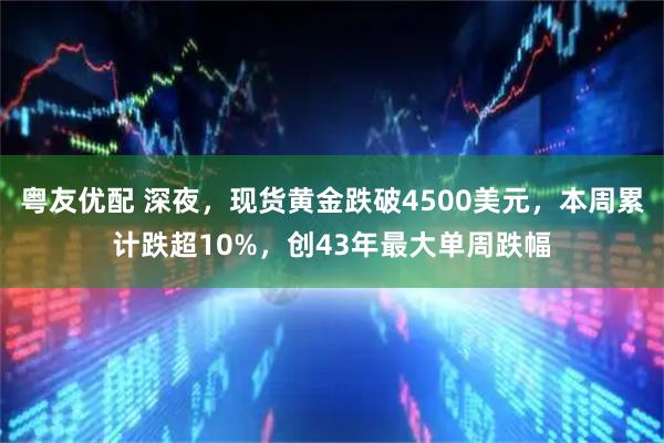 粤友优配 深夜,现货黄金跌破4500美元,本周累计跌超10%,创43年最大单周跌幅